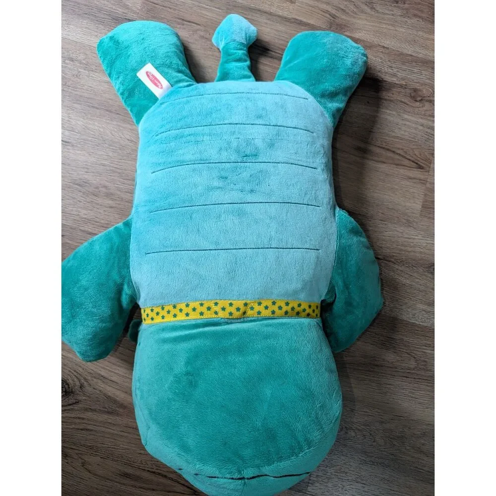 Melissa & Doug Green Cuddle Dragon 28-inch Jumbo Plush Stuffed Pillow Pal